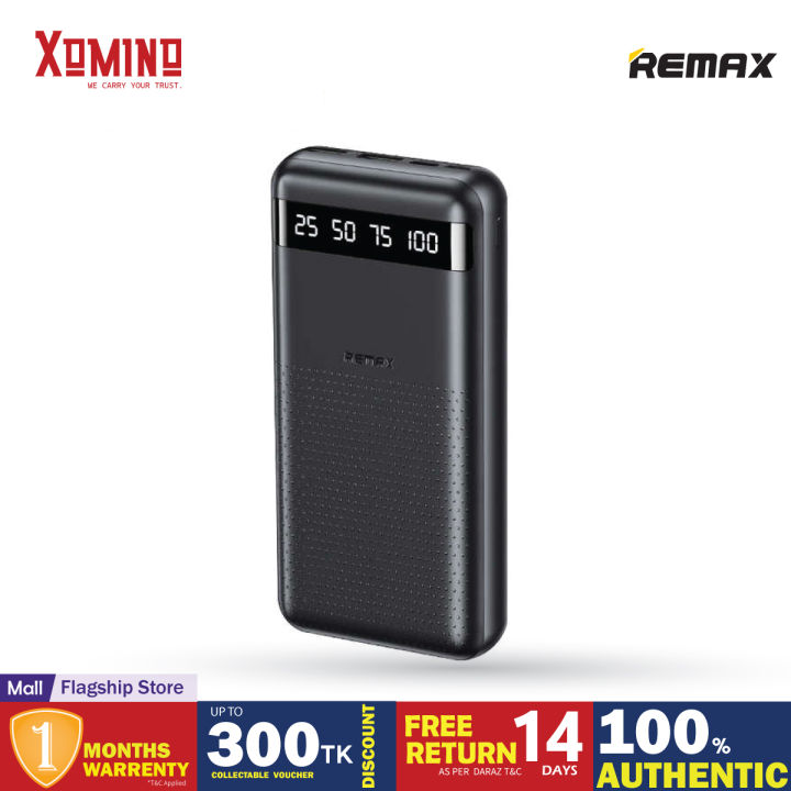 REMAX RPP-11 Hintom Series 20000mAh Fast Charging Power Bank (2.4A) -Black