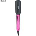 Kemei KM - 2113 Tourmaline 2 In 1 Ceramic Coating Electric Corn Curler Hair Straightener Straight Iron Curling Styling Tools.