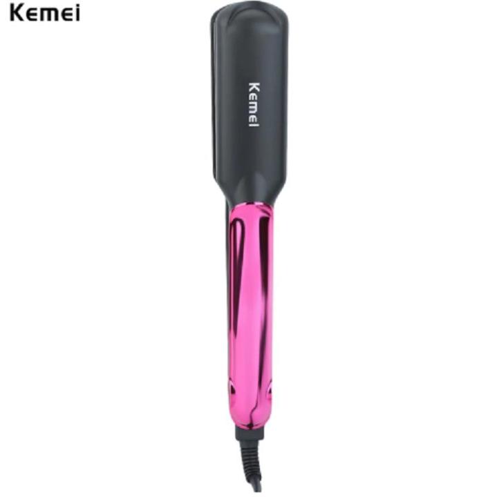 Kemei%20KM%20-%202113%20Tourmaline%202%20In%201%20Ceramic%20Coating%20Electric%20Corn%20Curler%20Hair%20Straightener%20Straight%20Iron%20Curling%20Styling%20Tools%20-%20Image%204