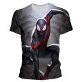 Summer Spider Man 3D printing kids adult sports T-shirt daily street fashion comfortable children's top. 
