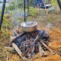 Portable Camping Tea Kettle, Teapot Coffee Pot Outdoor Kettle Campfire Kettle Water Kettle Cookware for Hiking Camping Picnic. 