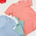 Women's Round Neck Short Sleeve Casual Cotton T-Shirt for Ladies From LEVIN. 