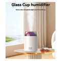 Glass Cup Humidifier Colorful Light Bedside Table Decoration Night Light Usb Large Mist Humidifier Pink. 