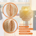 Modern Bamboo Pendant Light Rattan Lights Fixture Bamboo Wicker. 