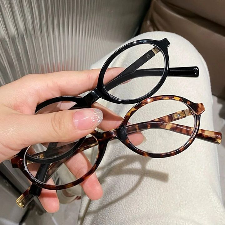 Y2K%20Leopard%20Small%20Frame%20Glasses%20Oval%20Women%20Girls%20Retro%20Anti%20Blue%20Light%20Eyewear%20Glass%20Computer%20Reading%20Eyeglasses%20Decorative%20-%20Image%202