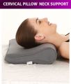 grey Cervical Pillow Spondylosis Neck & Back Pain Support. 