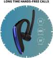 ARMICO Bluetooth Headset Wireless Earpiece V5.0 Dual Mic ENC Noise Cancelling Earphone Built-in 2Mic 16Hrs Hands-Free Calling for Driving Business Office Trucker with Universal Cell Phones. 