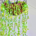 Battery Operated Vine Leaf Fairy String Light – Artificial Mehidi Pata LED Garland Light for Indoor Decoration – Wedding Party Bedroom Wall Hanging Plants Decorative Light.