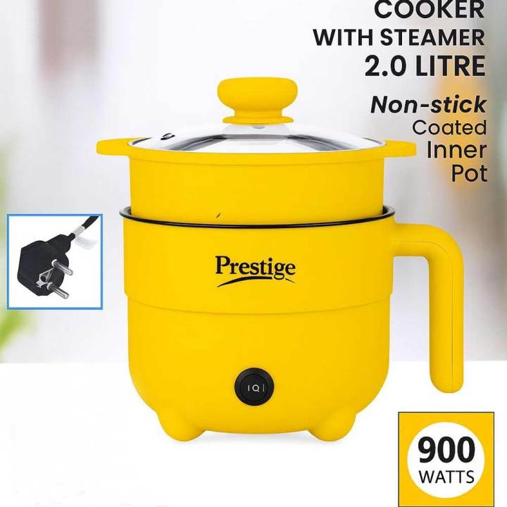 Prestige Mini Multi-Functional Electric Rice Cooker – Portable Non-Stick Rice & Soup Cooking Pot