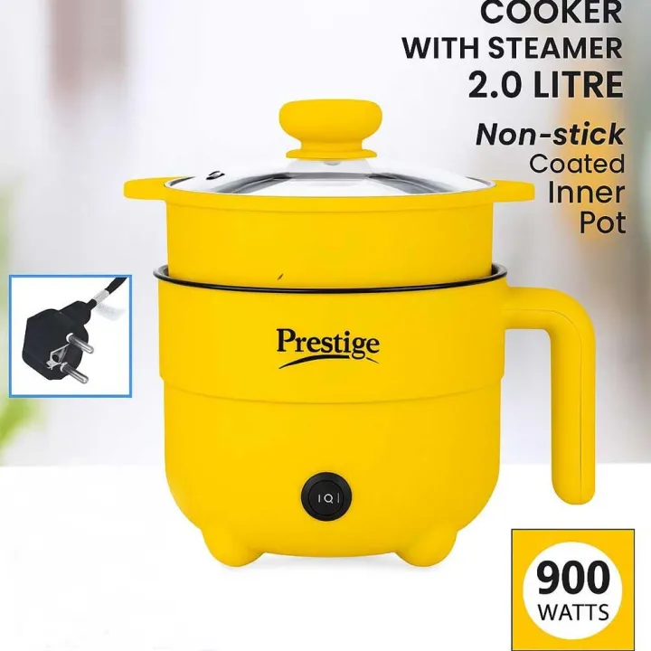 Prestige Mini Multi-Functional Electric Rice Cooker – Portable Non-Stick Rice & Soup Cooking Pot