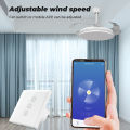 SMATRUL - WiFi Fan Ceiling Touch Switch - Timer Control Regulator Switch - 110 220V - work for Alexa/Google Home.
