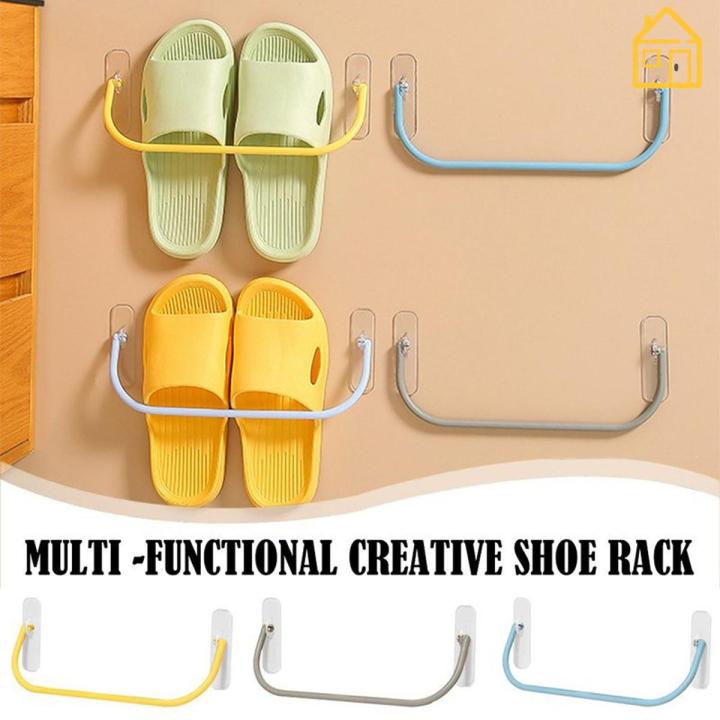Sleeper Rack Normal bathroom wall -mounted sleeper shoe drawing rack/any punching ...