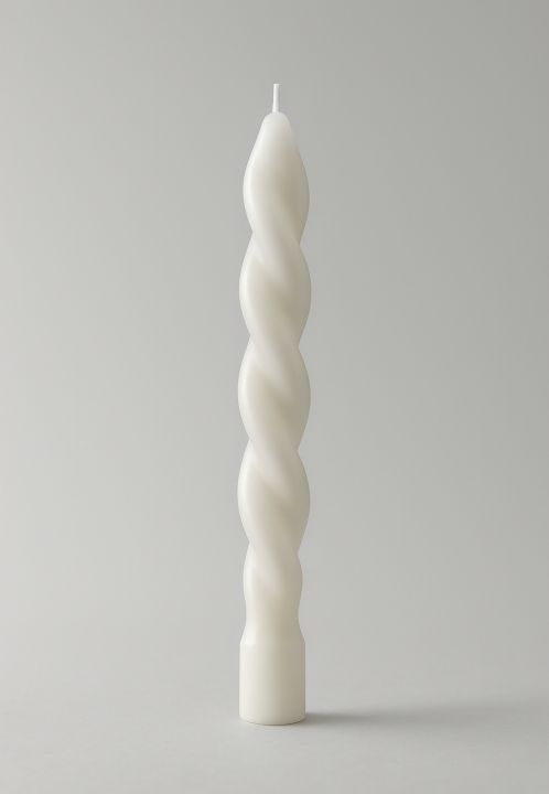 Long Twisted Table Candles Spiral Luxury Candles