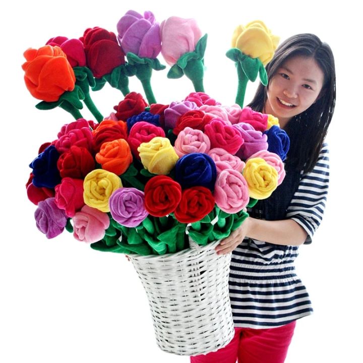 1pcs%20Cartoon%20Rose%20Flower%20Stuffed%20Soft%20Plush%20Toy%20Creative%20Curtain%20Buckle%20Home%20Decoration%20Christmas%20Valentine's%20Day%20Gift%20For%20Girl%20-%20Image%202