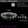 【Beiver Jewelry Store  】CWWZircons Luxury Oval Rainbow Mystic Crystal Women Fancy Bracelet Cubic Zirconia Stones CB149. 