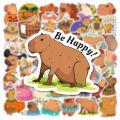 10/30/50PCS New DIY Capybara Animal Sticker Cartoon Creative Anime iPad Desk Luggage Guitar Car Decoration Waterproof Wholesale.