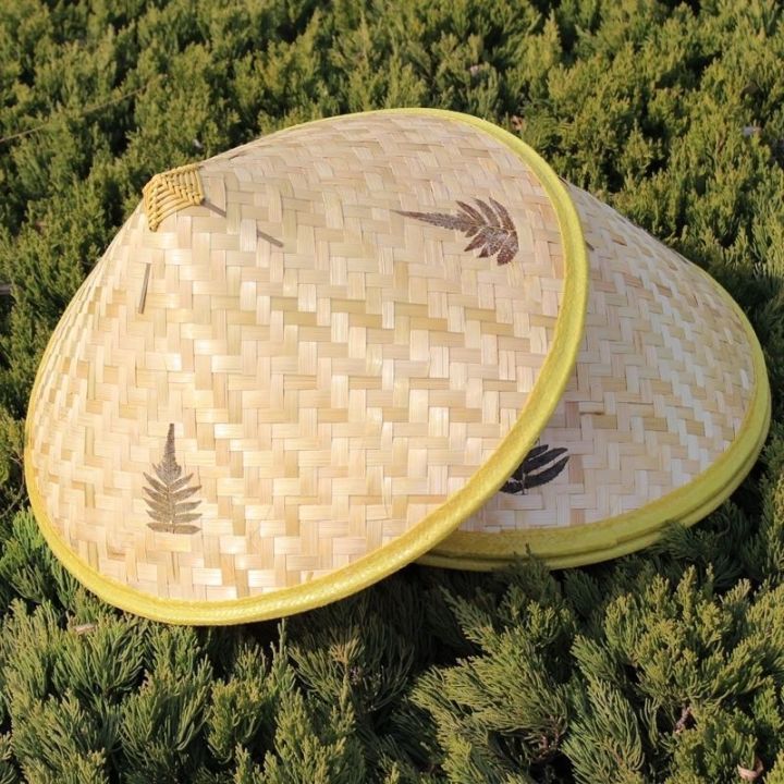 Bamboo%20Hat%20Bamboo%20Woven%20Rainproof%20and%20Sun%20Protection%20Straw%20Hat%20Men's%20Fishing%20Sunshade%20Bamboo%20Woven%20Bamboo%20Hat%20Hat%20Farmers%20Outdoor%20Summer%20Hat%20Tea%20Picking%20Hat%20-%20Image%208