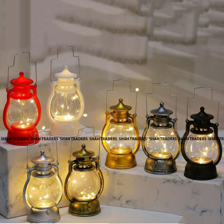 Retro oil lamp energy-saving holiday desktop hang bar night light festival decorative led small home party retro lantern - table lamp