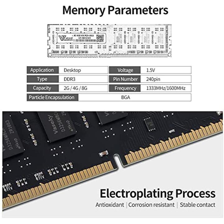 Ram ddr3 4gb 1333mhz-vaseky (ডেস্কটপ)