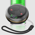 Qiunery BY-8 Wireless Earbuds Noise Canceling Earphones Sleeping Headphones With Lanyard For Smart Phone Computer Laptop.
