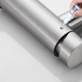 304 Stainless Steel Bathroom Sink Faucet Single Handle Wash Basin Mixer Tap. 