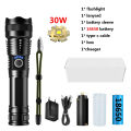 Powerful Rechargeable Flashlight GT10 LED High Power Flashlights Long Range Torch Tactical Lantern For Emergency. 