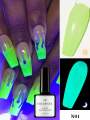 10ml Neon Fluorescent Night Light Nail Polish Gel, Uv Gel, Luminous Removable Semi-Permanent Polish, Nail Salon Diy Nail Art.