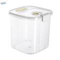 Rice Storage Containers Transparent Locking Lid for Flour Pet. 