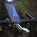 Metal Bike Mobile Holder For mobile phone bracket motorcycle bicycle takeaway rider -Black Easy to Use and Maintain. 