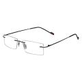Elevate Your Style with a Rimless High-Quality Lightweight Trendy I Glass Frame - A Comfortable and Fashionable Accessory That's Easy to Clean..