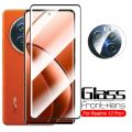 (New) for realme 12 pro/12 Pro plus 5g 2in1 tempered glass camera film for realmi 12pro 12 pro curved black edge tempered film. 