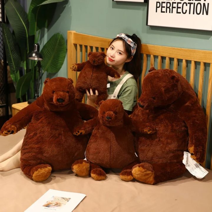40cm%20-100cm%20simulation%20DJUNGELSKOG%20Brown%20Bear%20Giant%20Plush%20Teddy%20Bear%20Toy%20Stuffed%20Animals%20Soft%20Cushion%20Girl%20Kids%20Birthday%20Gift%20KEEMEEUYZO%20-%20Image%206