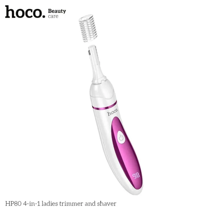 Hoco%20HP80%204-in-1%20Women%E2%80%99s%20Hair%20Trimmer%20And%20Shaver%20-%20Image%204