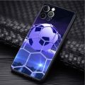Football Soccer Case For Apple iPhone 14 Pro Max 13 11 12 Mini SE 7 8 Plus X XS 6 6S Shell Phone Cover Soft TPU Funda. 