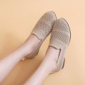 【Fast and Reliable Shipping】 New spring women's cloth shoes wholesale fashion casual women's shoes flying breathable shoes women's slip-on women's shoes. 