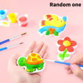 Children's Diy Handmade Toys Plaster Dolls Animals Dinosaurs Painted Painting Small Plaster Coloring Toys. 