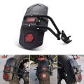 Universal Motorcycle Rear Wheel Cover Tyre Guard Mudguard And Bracket Set. 