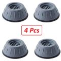 4Pcs Anti Vibration Feet Pads Washing Machine Rubber Mat Anti-Vibration Pad Dryer Non-Slip Universal Fixed Washing Machine Stand. 
