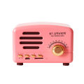 Retro bluetooth small speaker computer new mini creative gift novelty portable radio card mobile phone small speaker. 