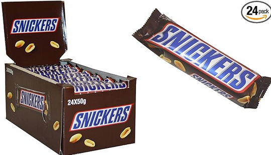 Snickers Bar 50g x 24 (Pack of 24)