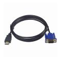 HDMI To VGA Converter Cable For PC Laptop Tablet High Resolution Adapter. 