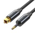 Vention 3.5mm Digital Optical Audio Cable Toslink SPDIF Coaxial Cable for Amplifiers Blu-ray Xbox 360 PS4 Soundbar Fiber Cable.