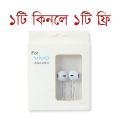 Vivo In Ear Earphone Best Music Sound Quality For All Android - White Color. 