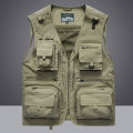 Men Vest Unloading Tactical Coat Casual Photographer Waistcoat Mesh Work Sleeveless Jacket Tools Pocket Vest L XL 2XL 3XL 4XL5XL. 