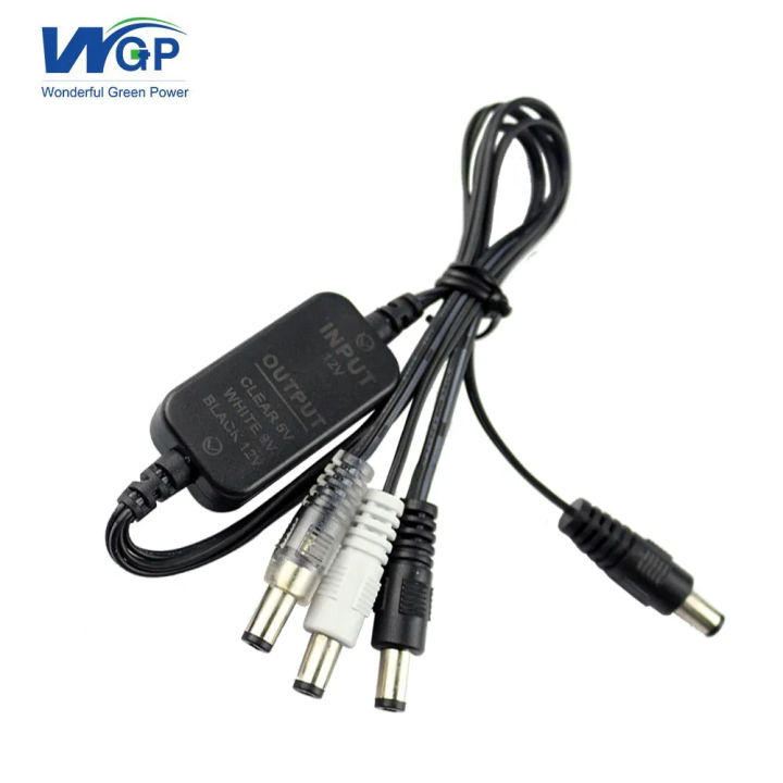 WGP DC to DC Step Down and Boost Converter Cable 12V to 5V 9V 12V Data Wire