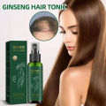 1PCS OUHOE Ginseng Serum Oil With Biotin Essential Liquid Strengthen Hair Root Nourishes Hair Repairing. 