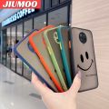 JIUMOO For Redmi K30 Pro Xiaomi Poco F2 Pro Case Fashion Simple Smile Face Frosted Transparent Back Cover Lens Camera Protect Phone Case Edge Full Cover Casing Hard Cases. 