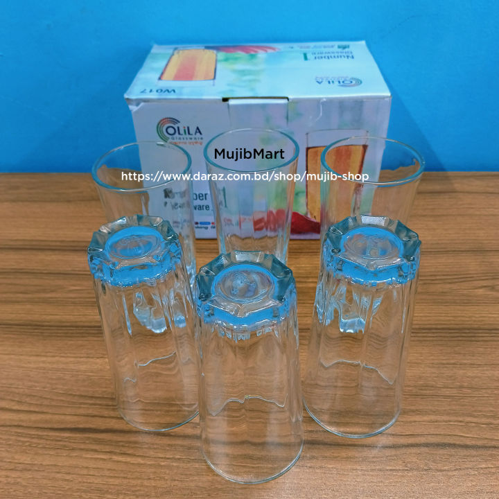 Crystal%20Clear%20Drinking%20Glass%20Set%20(6%20Pieces)%20OLiLA%20W017%20-%20Image%205