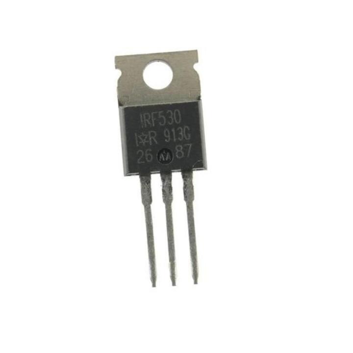 IRF530PBF IC IRF530 MOSFET IRF530 Transistor 100V 14A 79W TO-220 N-Channel Power MOSFET 3 Pin Leads IC 