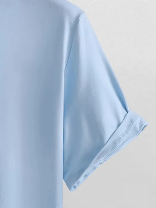 Men's%20'You%20are%20offline...'%20Print%20Stretch%20T-shirt,%20Oversized%20Short%20Sleeve%20Tops%20For%20Spring%20Summer,%20Causal%20Loose%20Clothing%20-%20Image%203